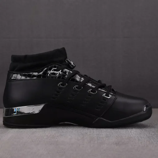 AJ 17 Low Black Chrome Shoes Sneakers - nk0004597 - Image 3