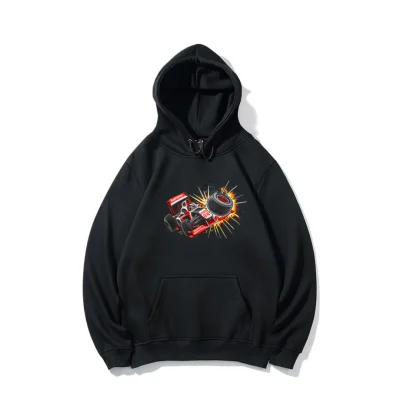 SUP Graphic Print Hoodie - SUP0008