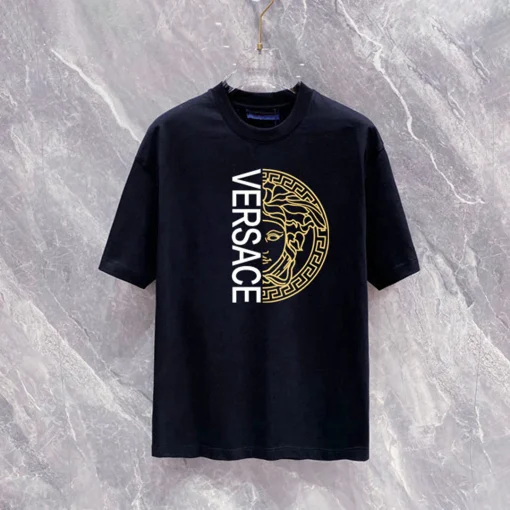 VS Logo-Print Cotton T-Shirt - VS0008 - Image 2