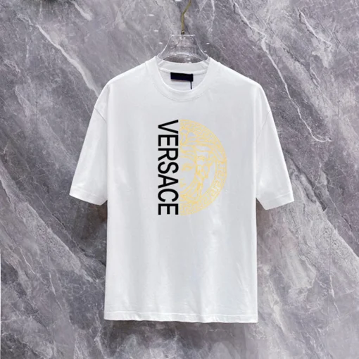 VS Logo-Print Cotton T-Shirt - VS0008 - Image 6