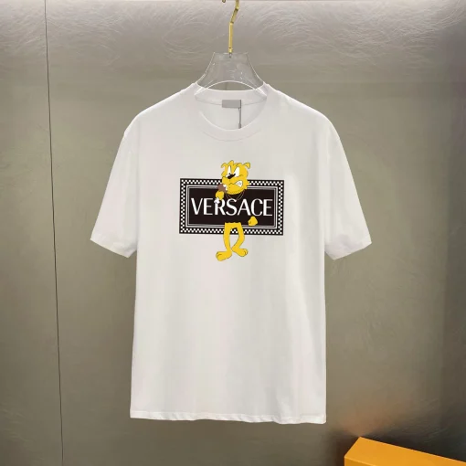 VS Logo-Print Cotton T-Shirt - VS0009 - Image 8