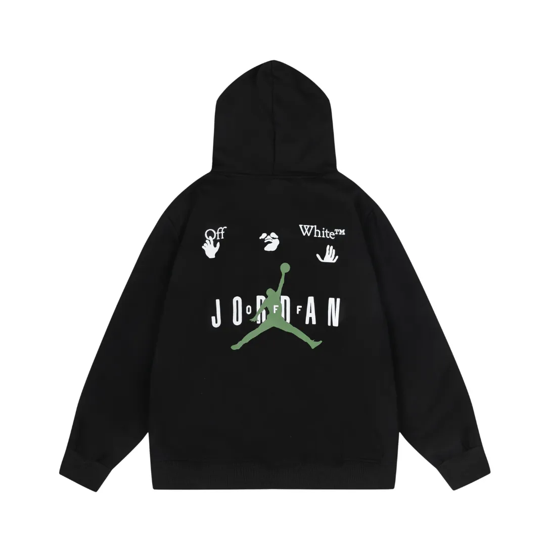 JD Logo Printed Hoodie - JD0019 - Image 4