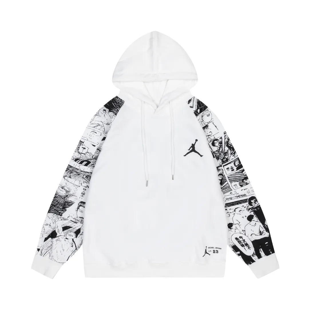 JD Logo Printed Hoodie - JD0028