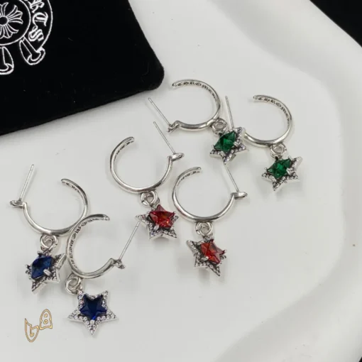 CH Stars Earrings - CH0149 - Image 2