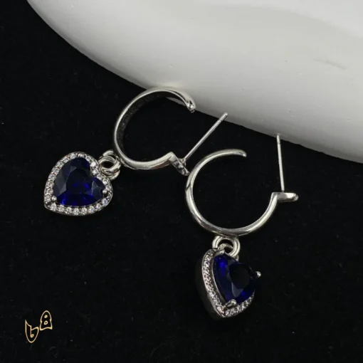 CH Vine Heart Drop Earrings - CH0156 - Image 4