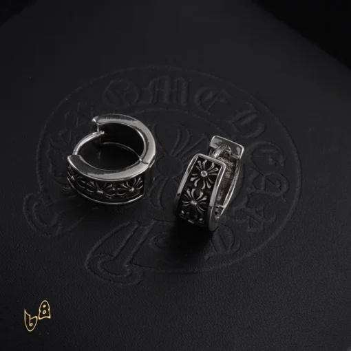 CH Cross Hoop Earrings - CH0158