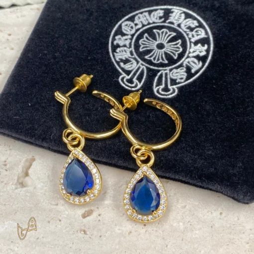 CH Tears Drop Earrings - CH0161 - Image 4