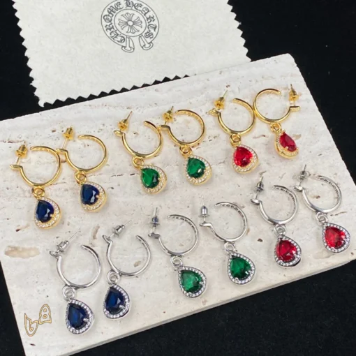 CH Tears Drop Earrings - CH0161 - Image 2