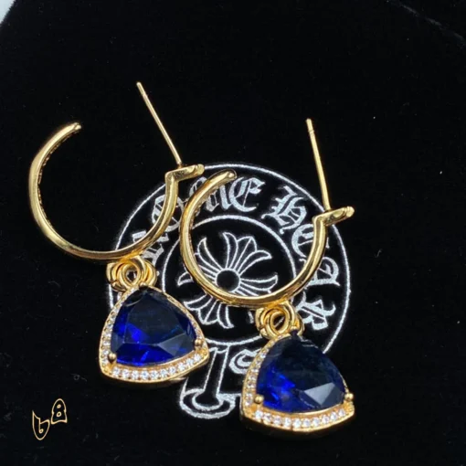 CH Gemstone Stud Earrings - CH0163 - Image 7