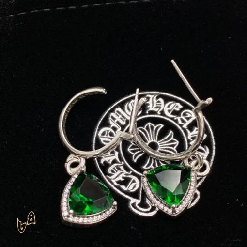CH Gemstone Stud Earrings - CH0163 - Image 6