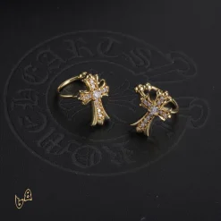 CH Cross Hoop Earrings - CH0165