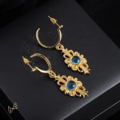 CH Gemstone Stud Earrings - CH0164
