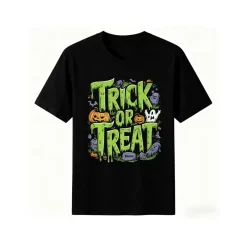 Hallowwen Graphic Printed T-Shirts - HLW0004
