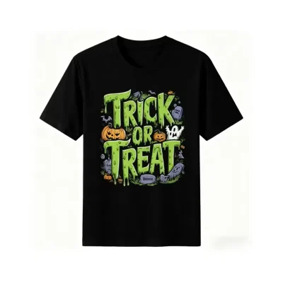 Halloween Graphic Printed T-Shirts - HLW0004