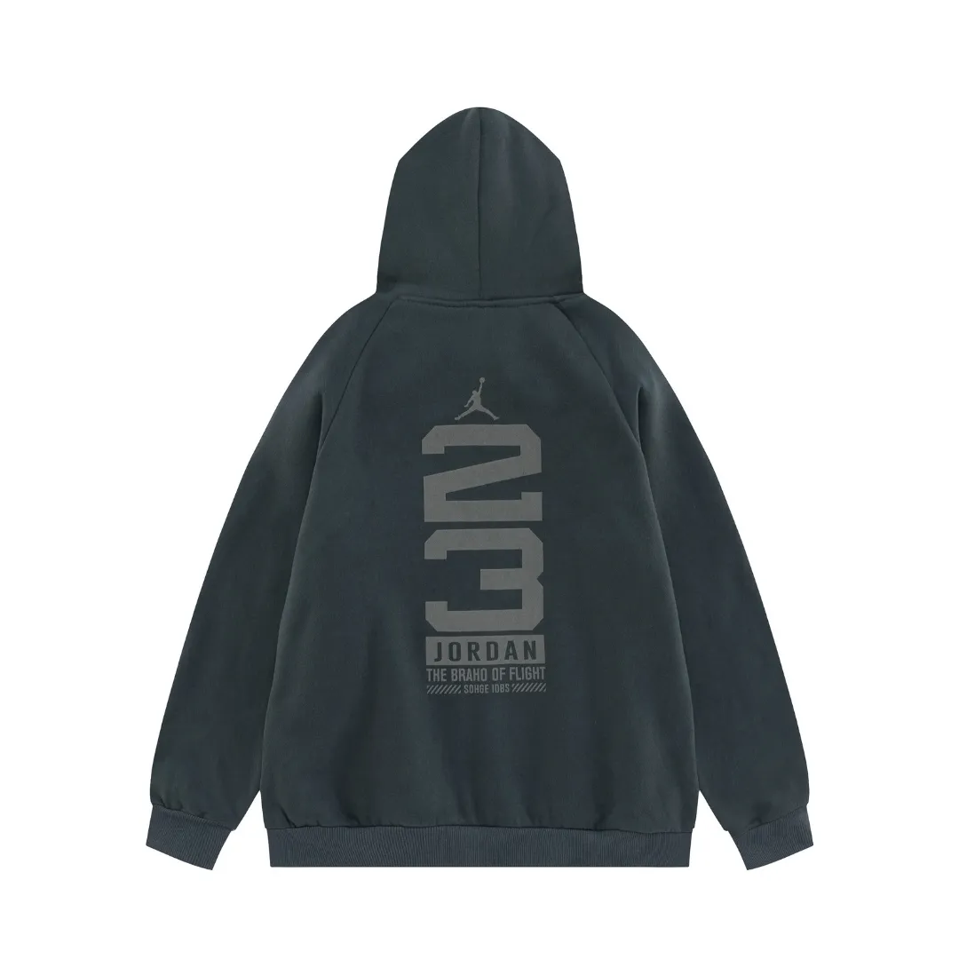 JD Logo Printed Hoodie - JD0036 - Image 2