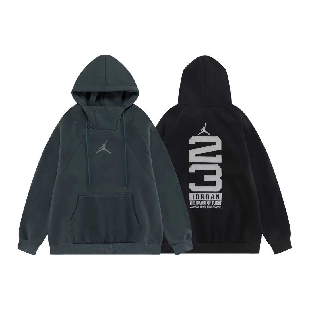 JD Logo Printed Hoodie - JD0036 - Image 6