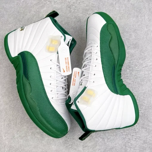 [Premium] Ray Allen x AJ 12 White Green PE Shoes Sneakers – nk0004280 - Image 3