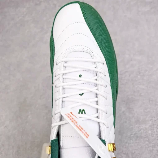 [Premium] Ray Allen x AJ 12 White Green PE Shoes Sneakers – nk0004280 - Image 9