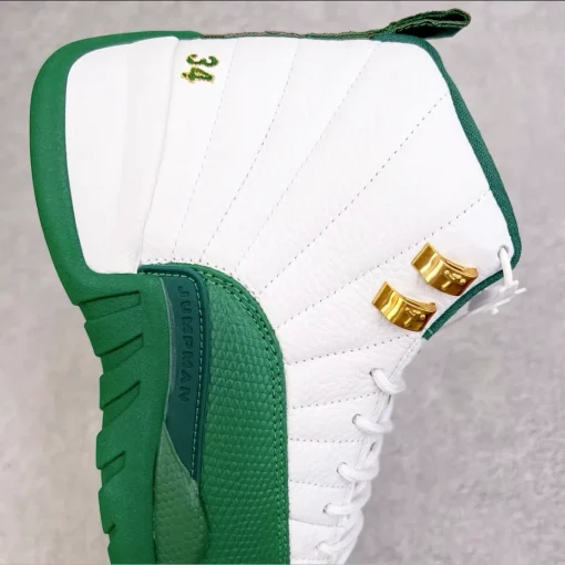[Premium] Ray Allen x AJ 12 White Green PE Shoes Sneakers – nk0004280 - Image 7