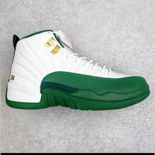 [Premium] Ray Allen x AJ 12 White Green PE Shoes Sneakers – nk0004280 - Image 5