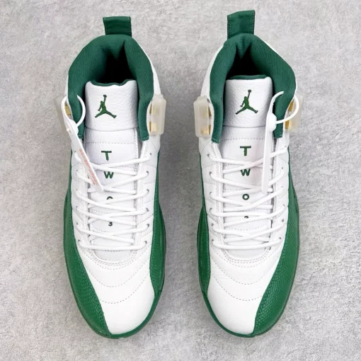 [Premium] Ray Allen x AJ 12 White Green PE Shoes Sneakers – nk0004280 - Image 4