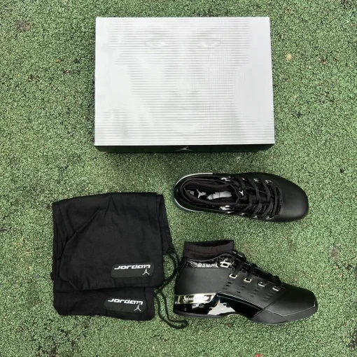 AJ 17 Low Black Patent Shoes Sneakers – nk0004597 - Image 10