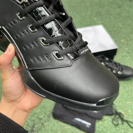 AJ 17 Low Black Patent Shoes Sneakers – nk0004597 - Image 19