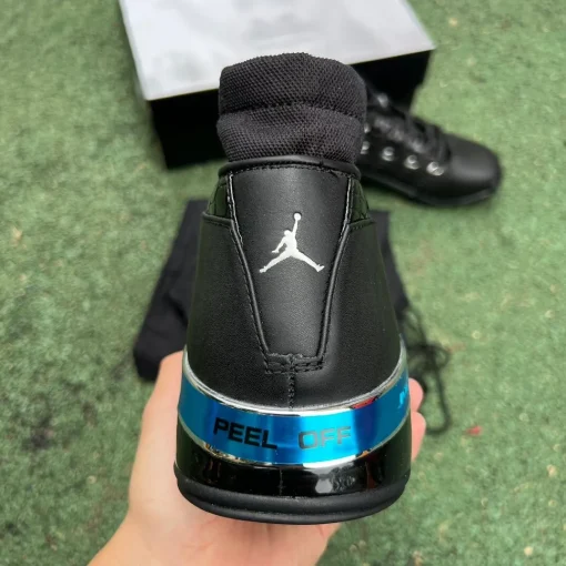 AJ 17 Low Black Patent Shoes Sneakers – nk0004597 - Image 9