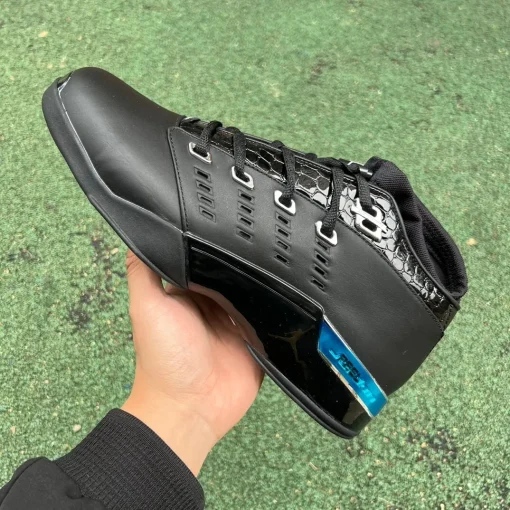 AJ 17 Low Black Patent Shoes Sneakers – nk0004597 - Image 5