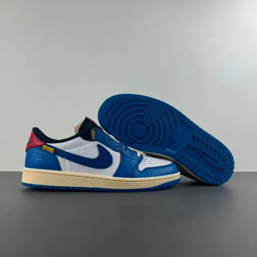 [Premium] Union LA x AJ 1 Low OG Storm Blue Shoes Sneakers – nk0004609 - Image 5