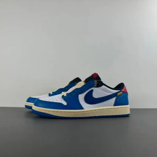[Premium] Union LA x AJ 1 Low OG Storm Blue Shoes Sneakers – nk0004609 - Image 4