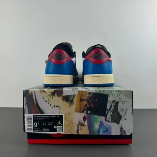 [Premium] Union LA x AJ 1 Low OG Storm Blue Shoes Sneakers – nk0004609 - Image 6
