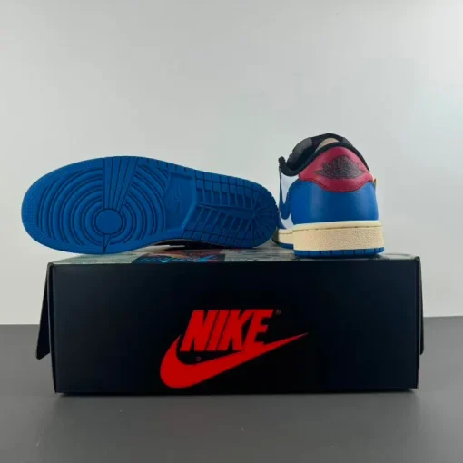 [Premium] Union LA x AJ 1 Low OG Storm Blue Shoes Sneakers – nk0004609 - Image 8
