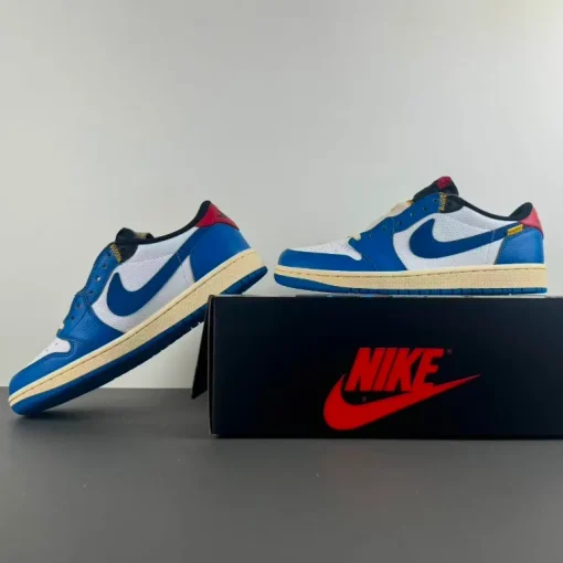 [Premium] Union LA x AJ 1 Low OG Storm Blue Shoes Sneakers – nk0004609 - Image 9