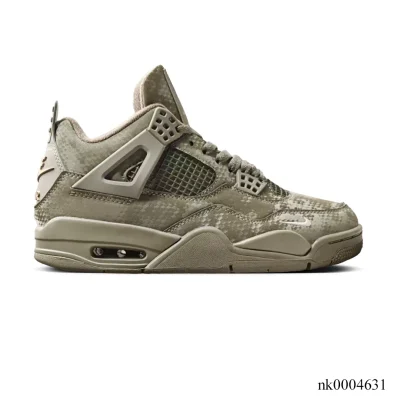 Nigel Sylvester x AJ 4 Army Green Mamba Shoes Sneakers - nk0004631