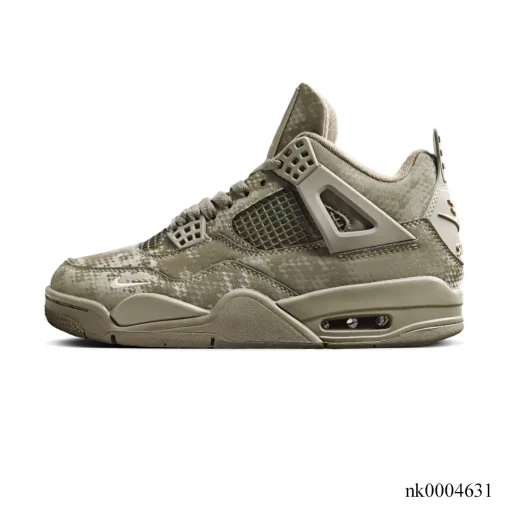 Nigel Sylvester x AJ 4 Army Green Mamba Shoes Sneakers - nk0004631 - Image 2