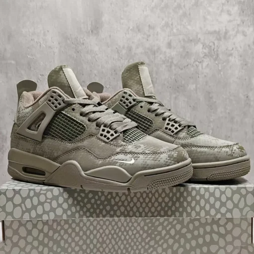 Nigel Sylvester x AJ 4 Army Green Mamba Shoes Sneakers - nk0004631 - Image 7