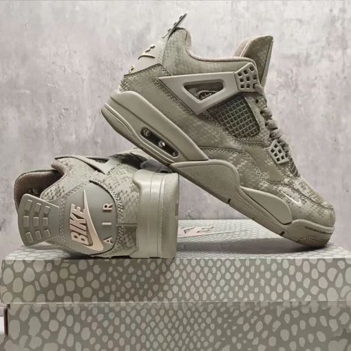 Nigel Sylvester x AJ 4 Army Green Mamba Shoes Sneakers - nk0004631 - Image 6