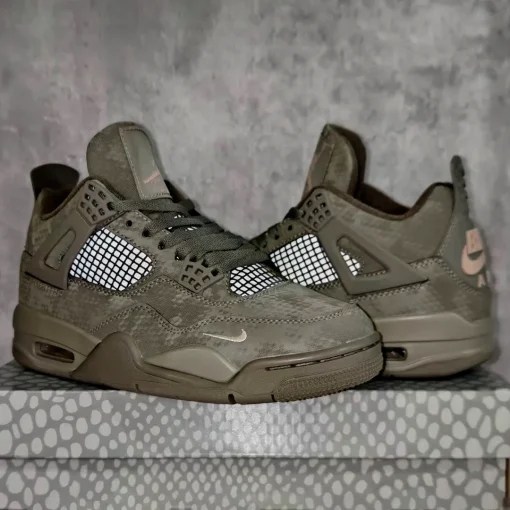 Nigel Sylvester x AJ 4 Army Green Mamba Shoes Sneakers - nk0004631 - Image 3