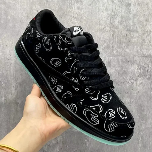 Travis Scott x KAWS x AJ 1 Low OG Black Shoes Sneakers – nk0004637 - Image 5