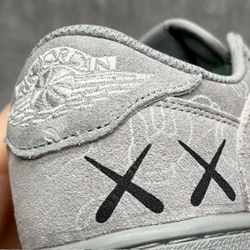 Travis Scott x KAWS x AJ 1 Low OG Cool Grey Shoes Sneakers – nk0004638 - Image 12
