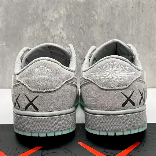 Travis Scott x KAWS x AJ 1 Low OG Cool Grey Shoes Sneakers – nk0004638 - Image 10