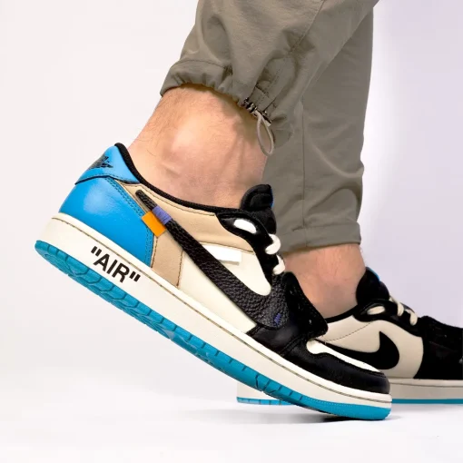 [Premium] Travis Scott x OW x AJ 1 Low OG UNC Shoes Sneakers – nk0004645 - Image 10
