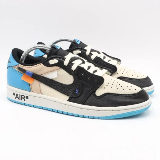 [Premium] Travis Scott x OW x AJ 1 Low OG UNC Shoes Sneakers – nk0004645 - Image 3