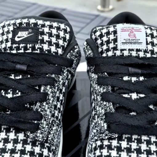 Harris Tweed x Dunk Low Black Phantom Shoes Sneakers - nk0004664 - Image 7
