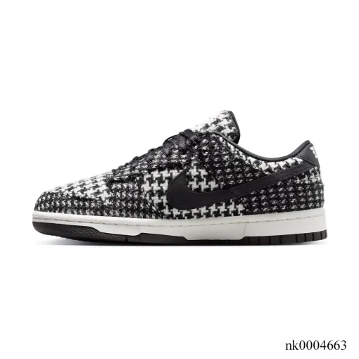 Harris Tweed x Dunk Low Black Phantom Shoes Sneakers - nk0004664 - Image 2