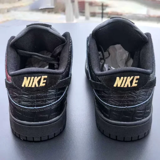 Dunk Low Black Croc Skin Shoes Sneakers - nk0004665 - Image 7
