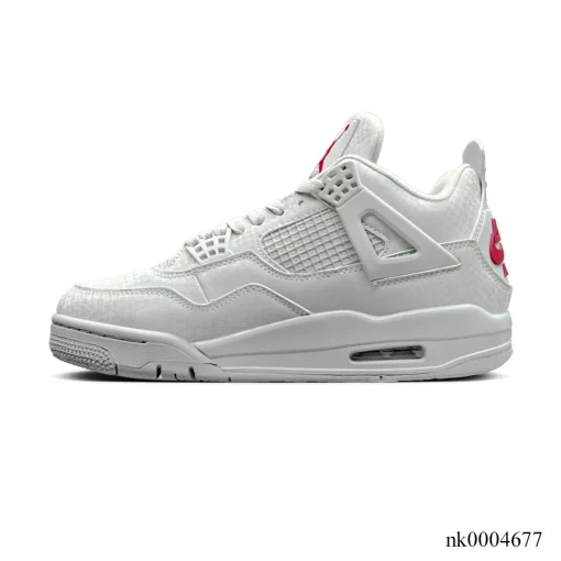 Nigel Sylvester x AJ 4 White Grey Mamba Shoes Sneakers - nk0004677 - Image 2