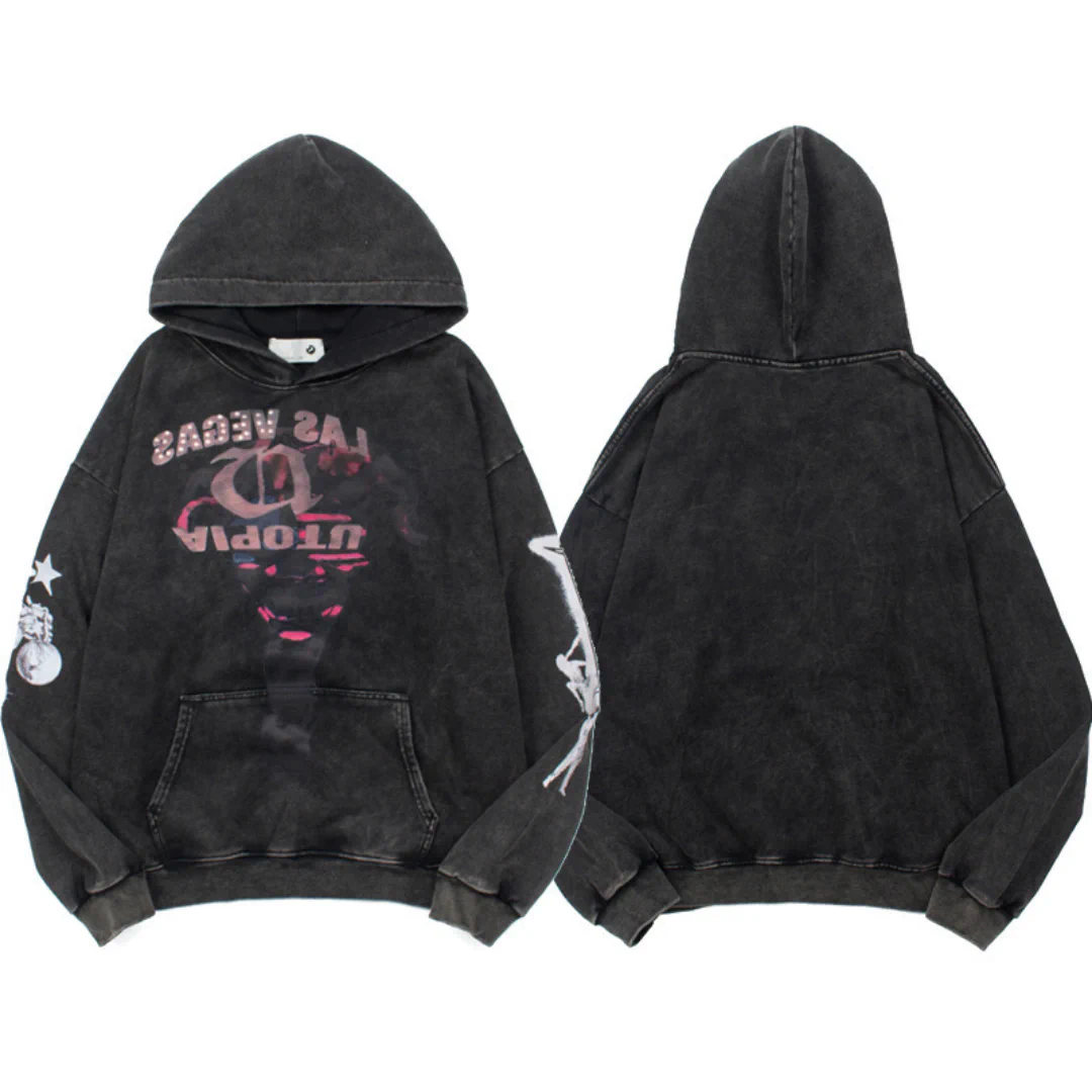 Travis Scott Graphic Print Hoodie - TS0001 - Image 3