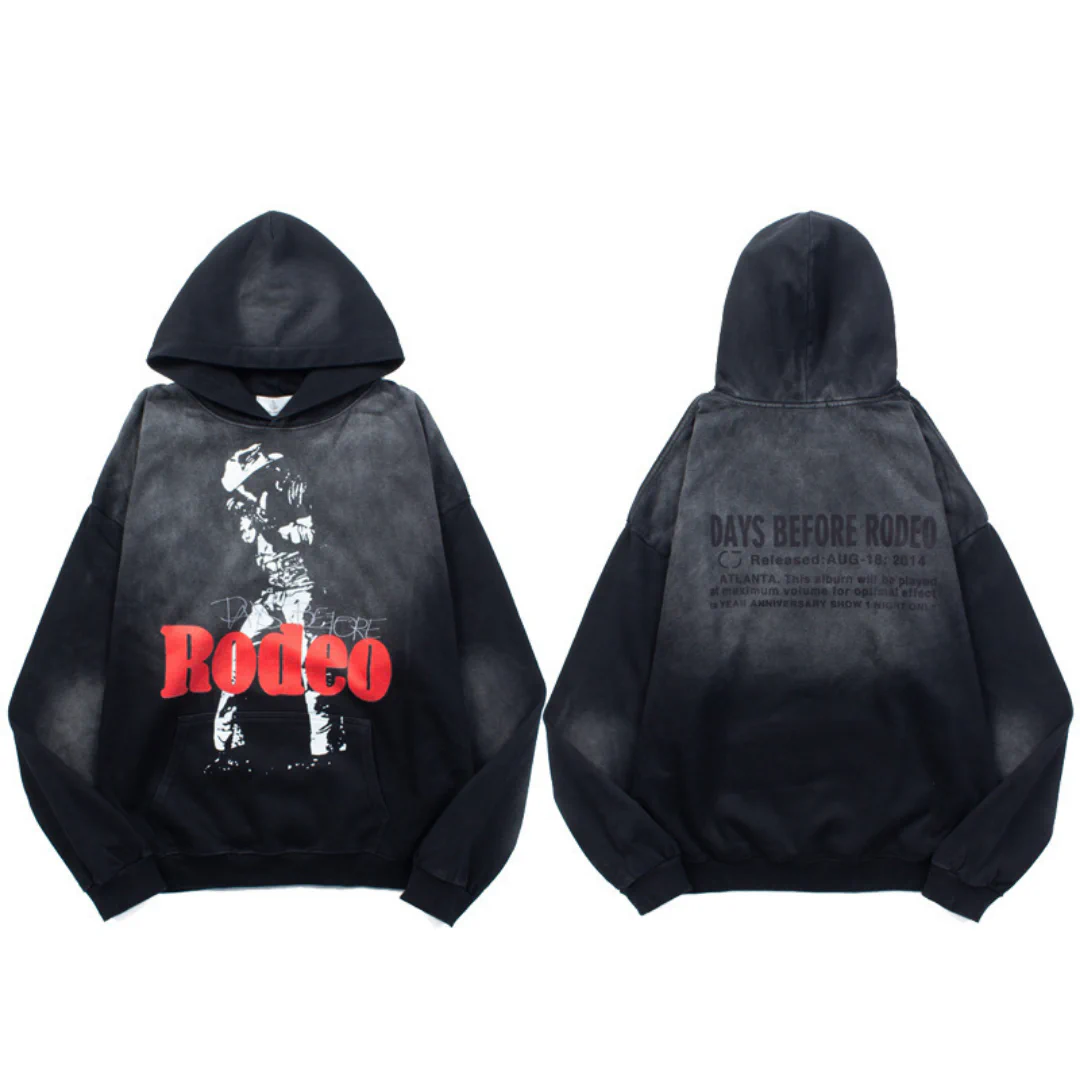 Travis Scott Graphic Print Hoodie - TS0002 - Image 3
